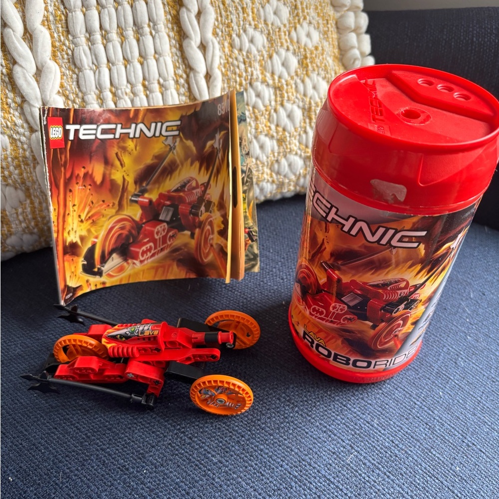 LEGO Technic RoboRider with Red and Orange